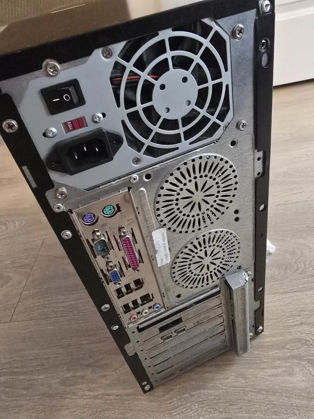 Black Desktop Computer Tower Case - photo 2