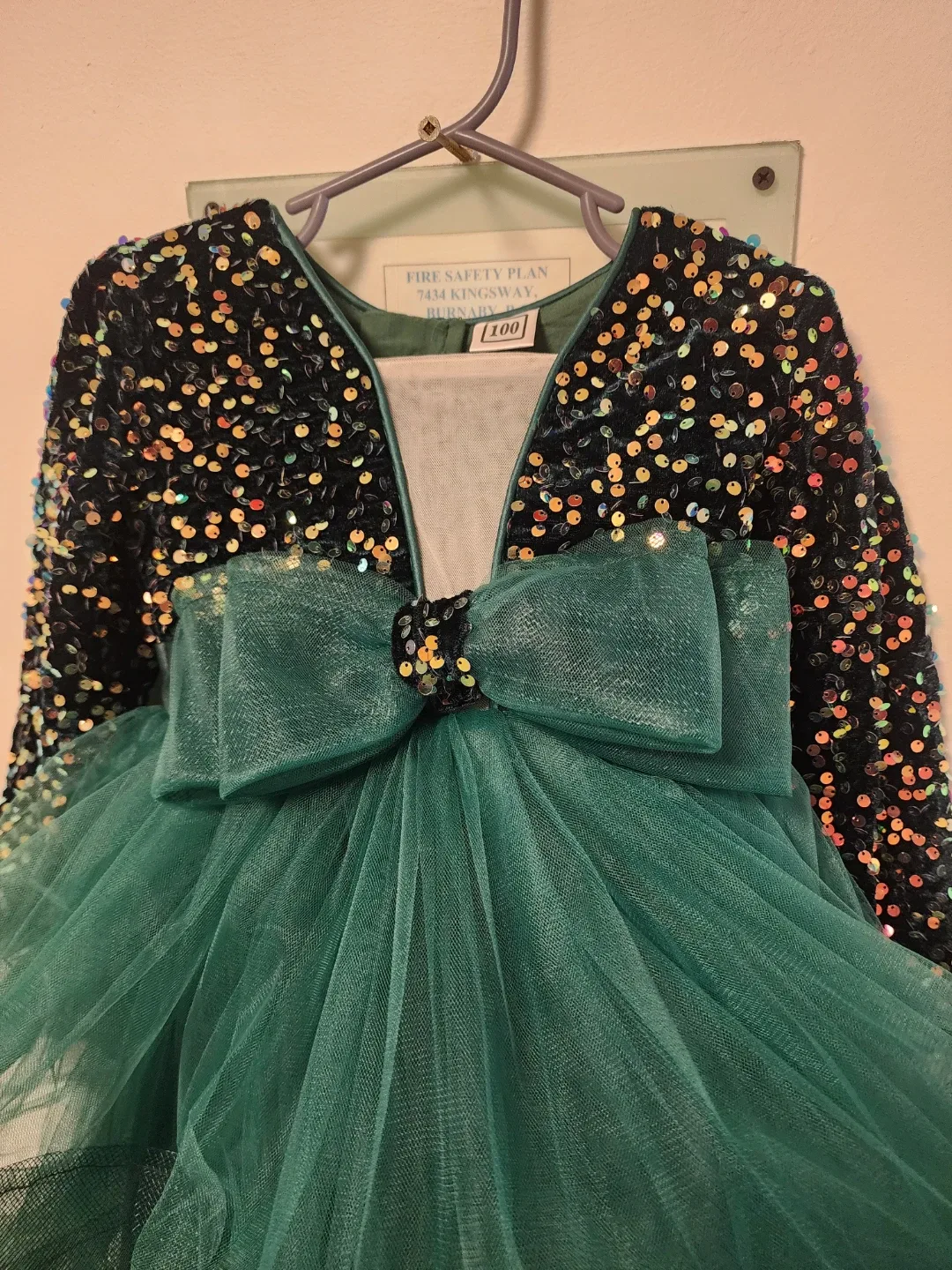 Girls' Sequin and Tulle Dress