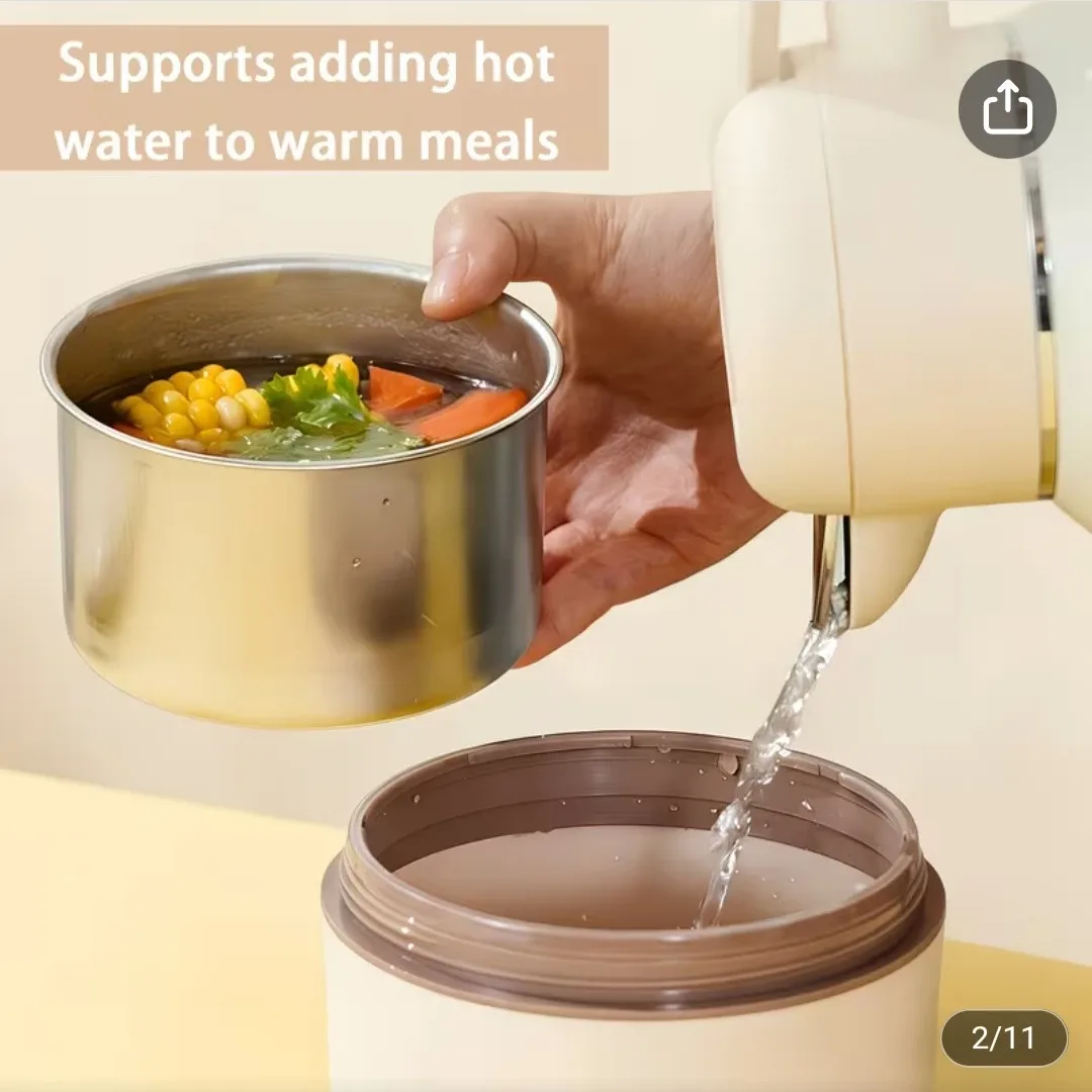 Round Lunch Box with Spork - photo 4