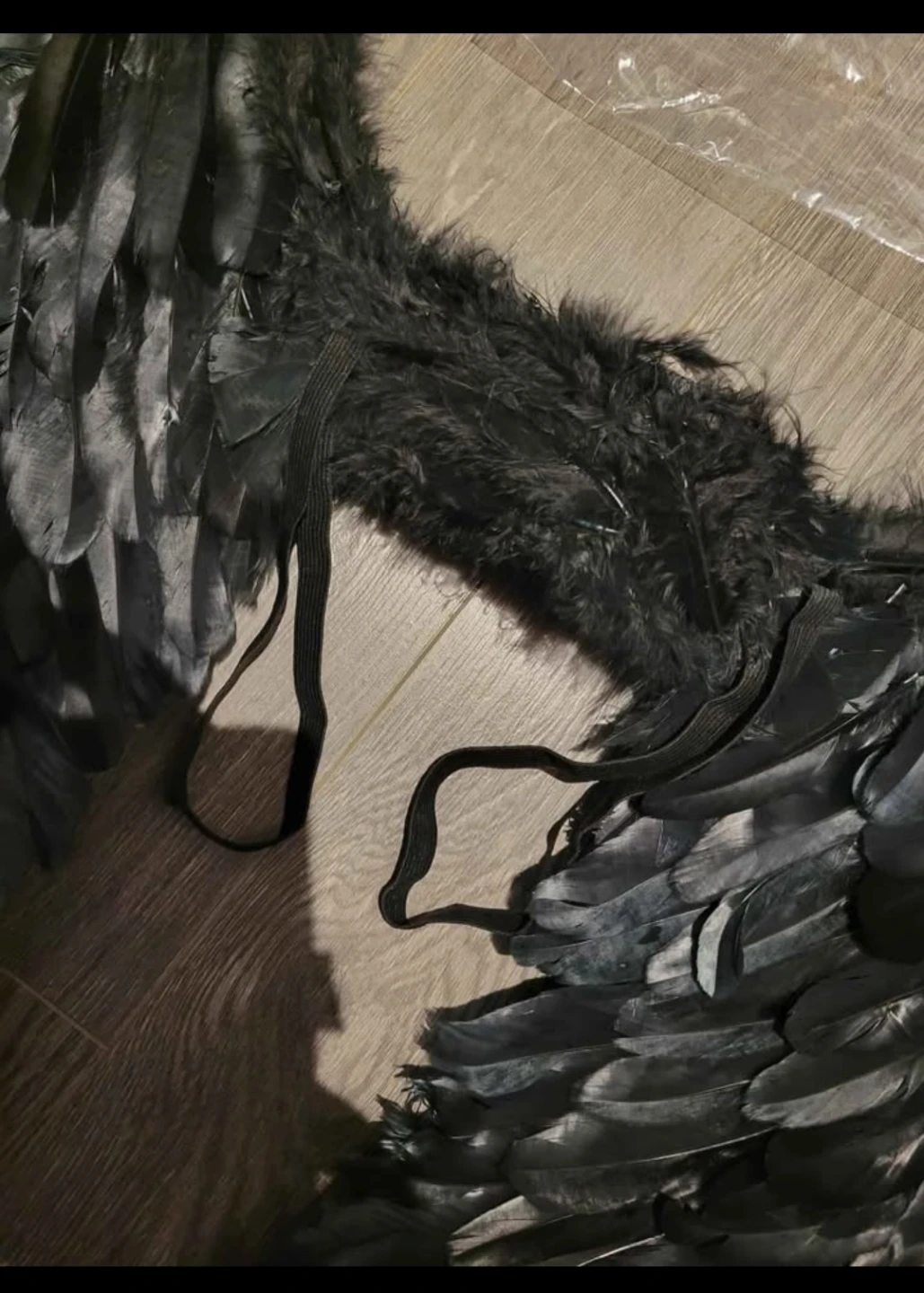 Black Feather Wings Costume Accessory - photo 2