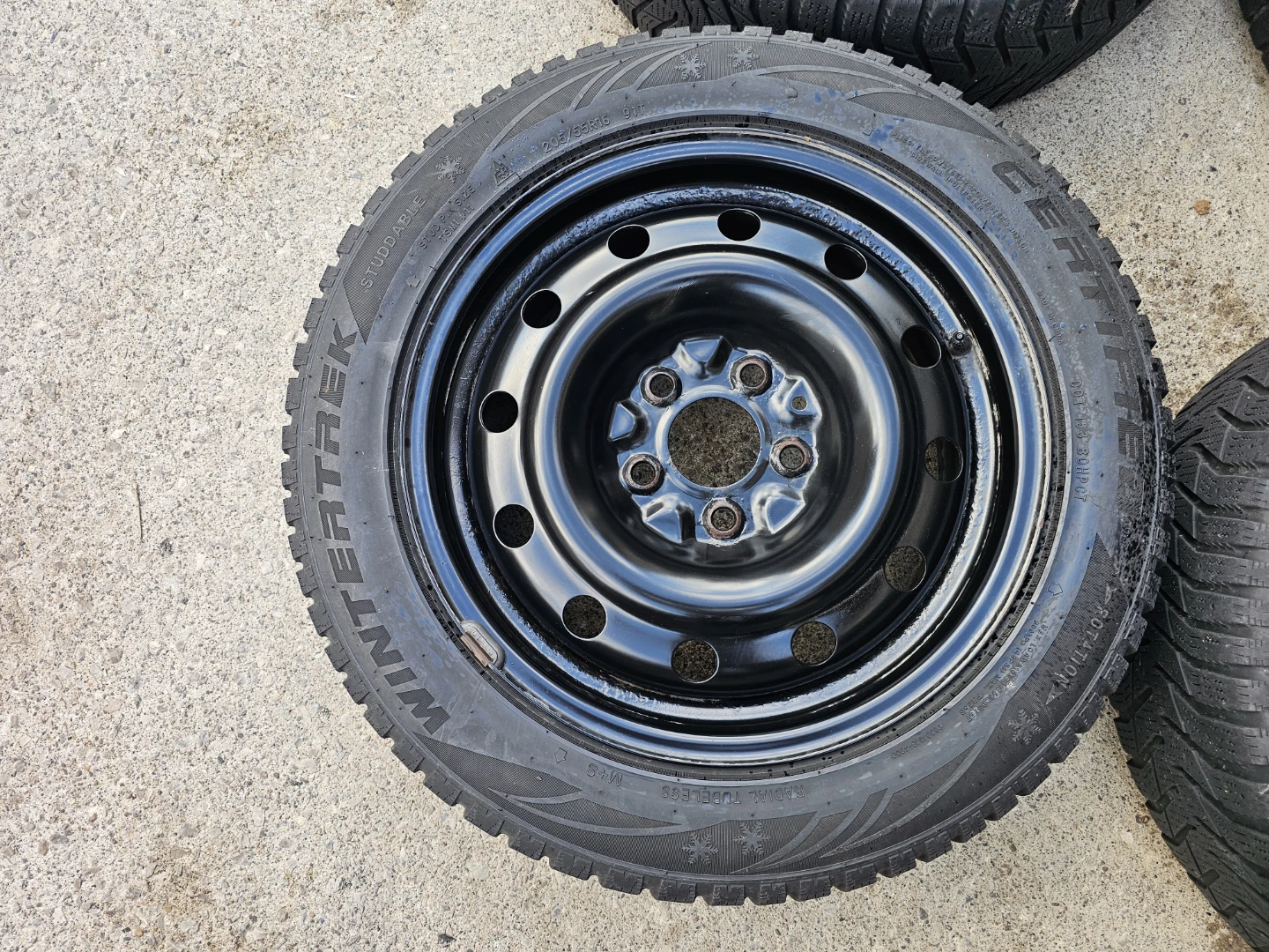 HONDA CIVIC WINTER TIRES ON STEEL RIMS - photo 3