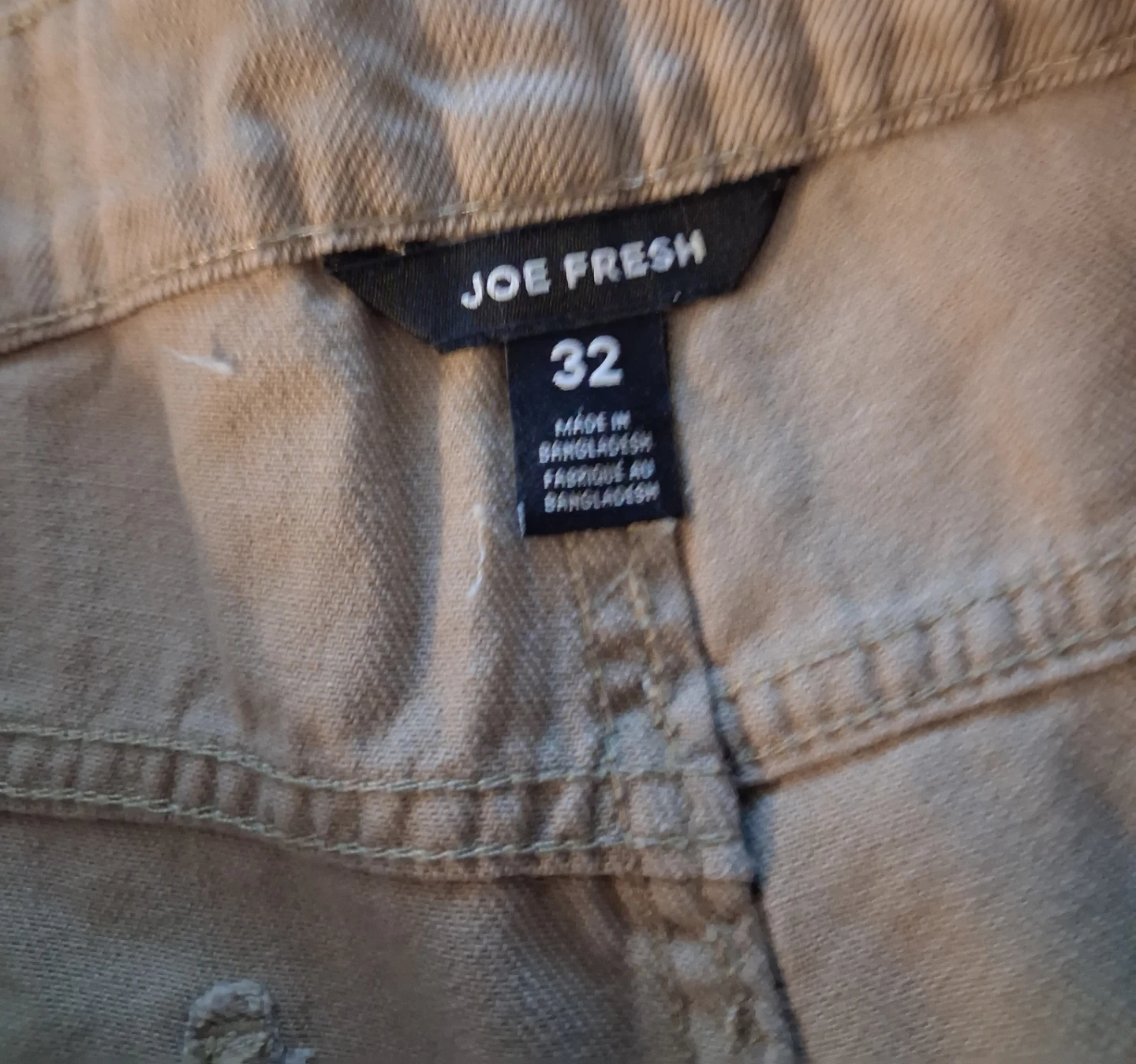 Joe Fresh Khaki Pants Size 32 - photo 3