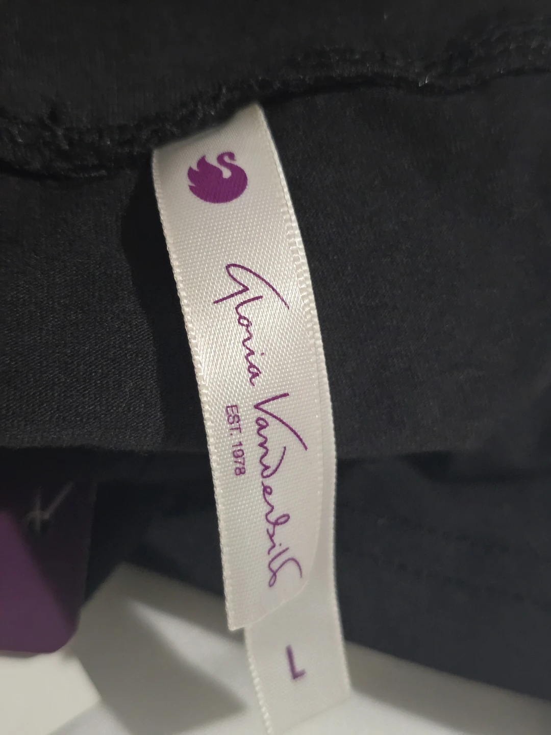 Leggings Licra Negra Gloria Vanderbilt Talla L Nueva NWT - photo 4