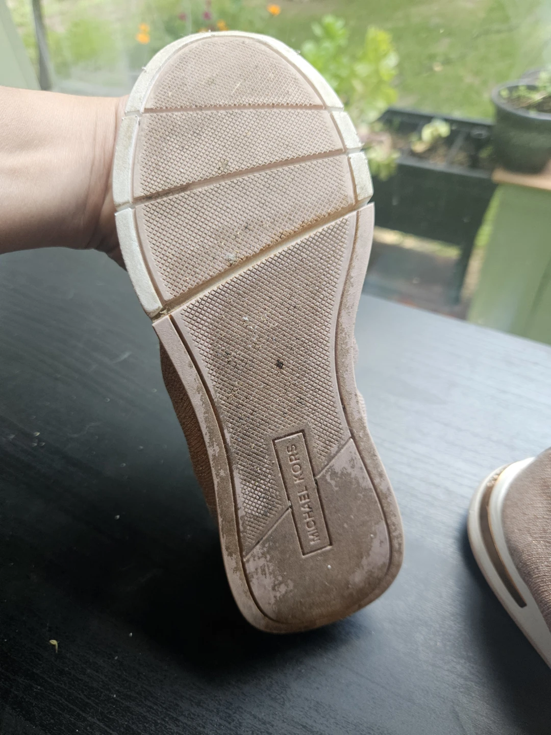 Michael Kors Rose Gold Glitter Ballet Flats - photo 4