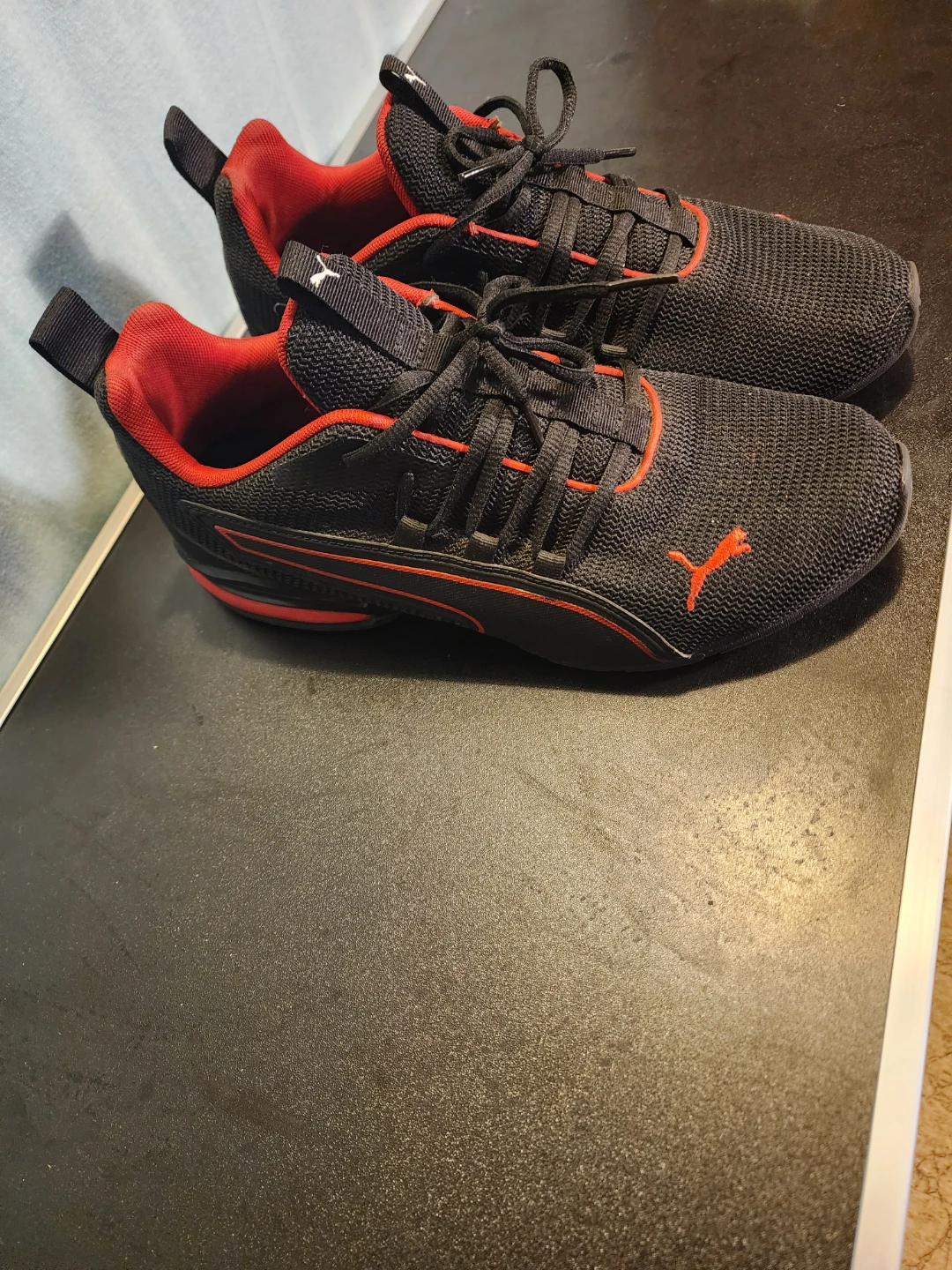 Puma Running Shoes Black/Red Men's Size 9.5 - photo 3
