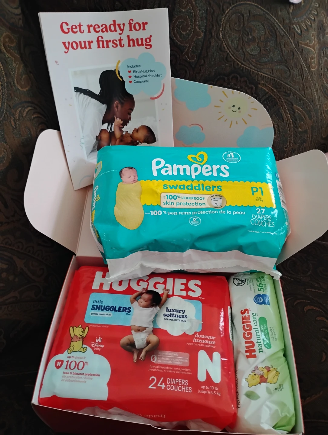Pampers Swaddlers & Huggies Snugglers Diaper Bundle