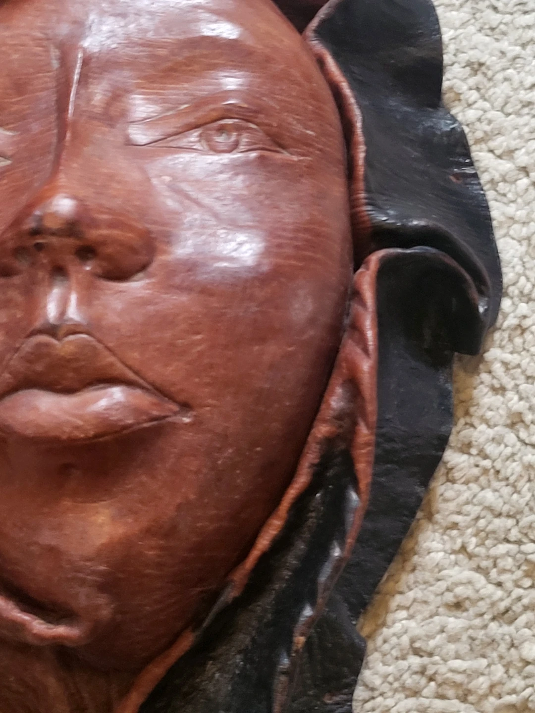 Leather Wall Hanging - Double Face Art - photo 4