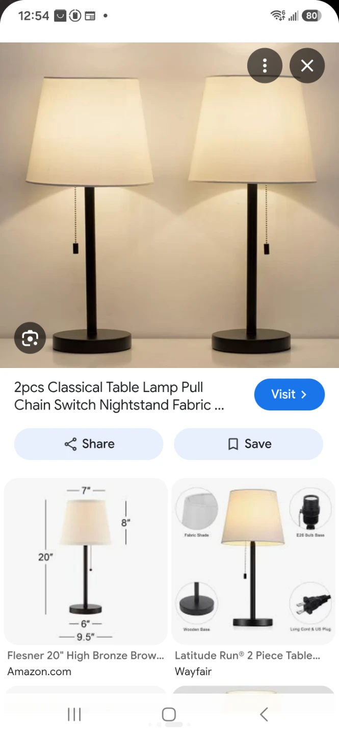 Set of new adjustable lamps