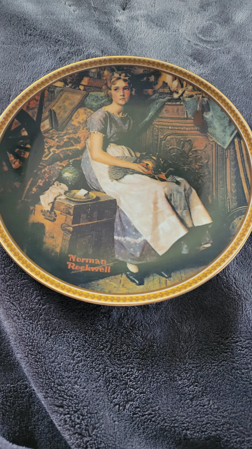 4 NORMAN ROCKWELL LIMITED EDITION COLLECTOR PLATES