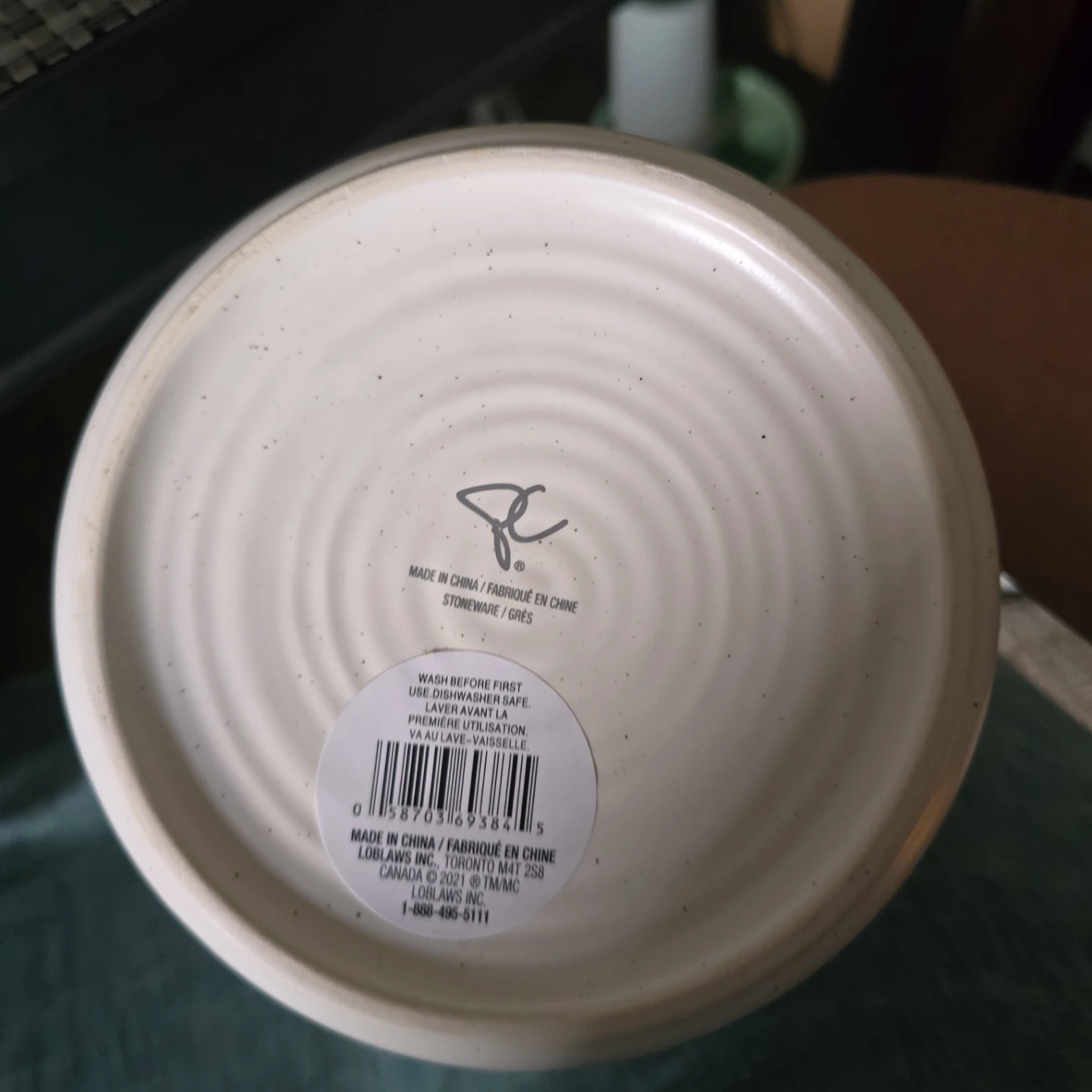 White Stoneware Pot - photo 2