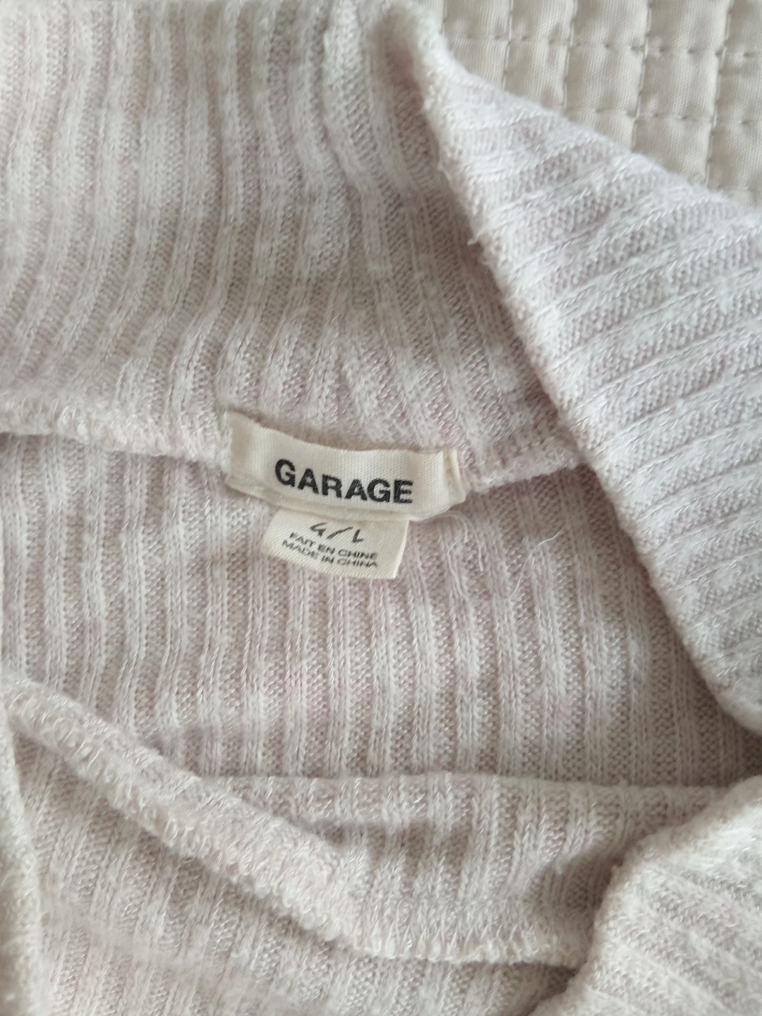 GARAGE Mock Neck Ribbed Sweater - photo 2
