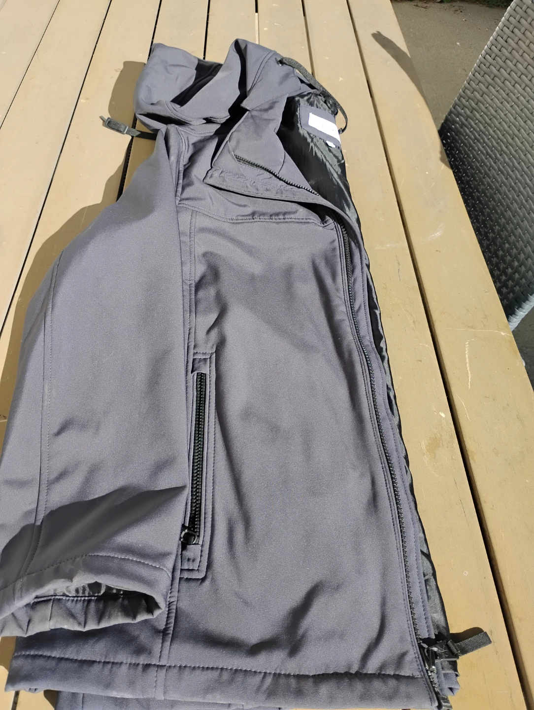 Calvin Klein Grey Soft Shell Jacket - photo 2