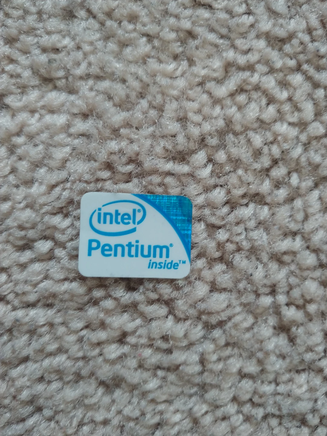 Intel Pentium Inside Sticker