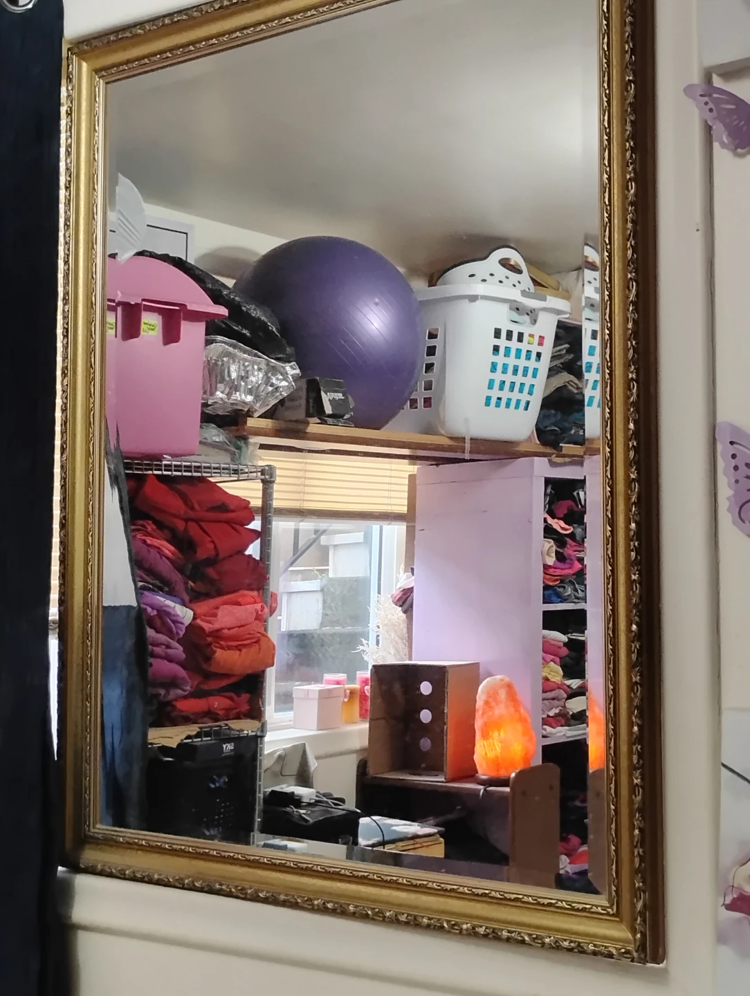 Ornate Gold Framed Mirror - photo 3