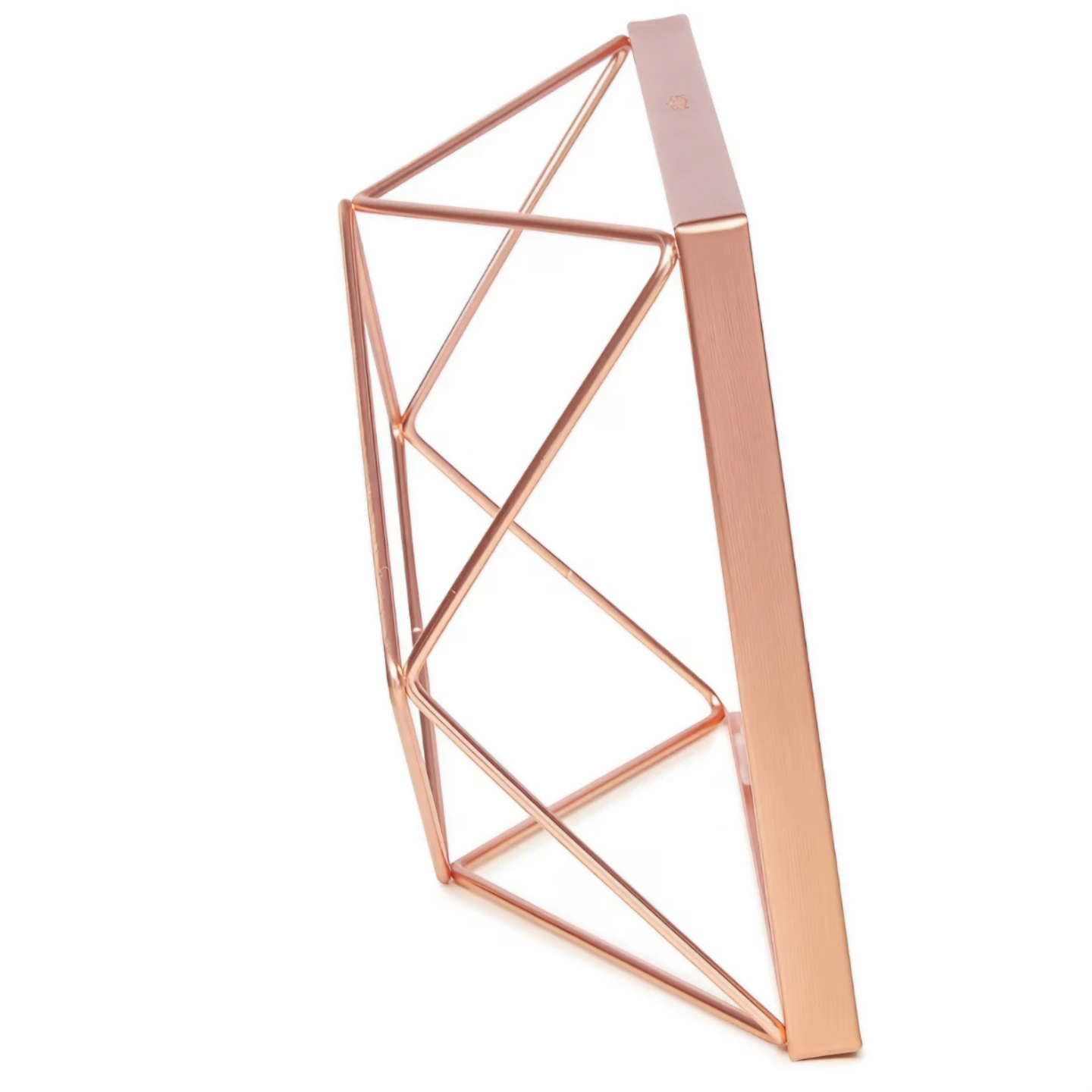 "Umbra" Copper PLATED Geometric Floating Frame - photo 5