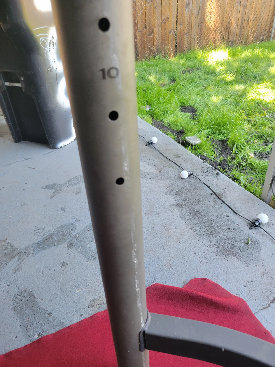 GOLD'S GYM  SQUAT RACK 1"HOLE PLATES 100LBs - photo 5