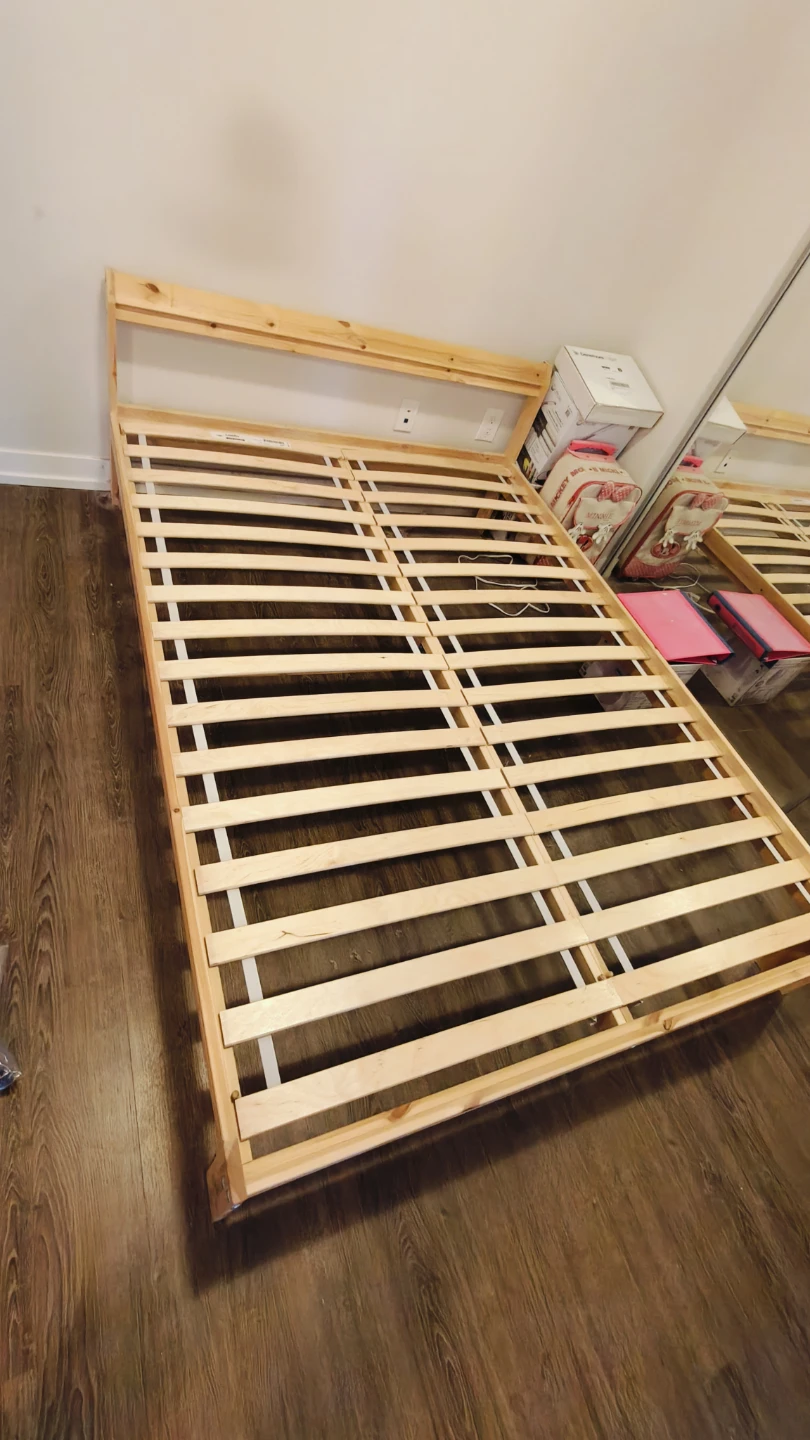 IKEA NEIDEN Full Bed Frame in Pine