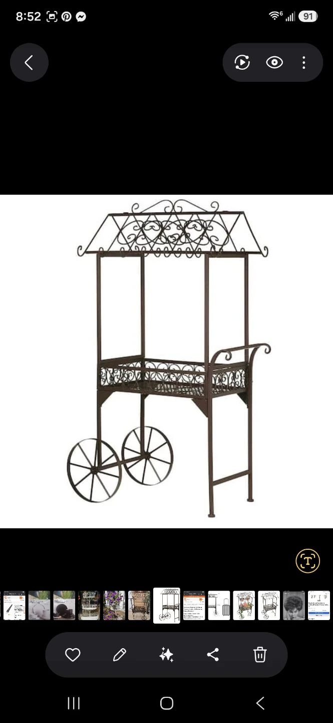 New metal Rolling Cart Display with wheels - photo 5