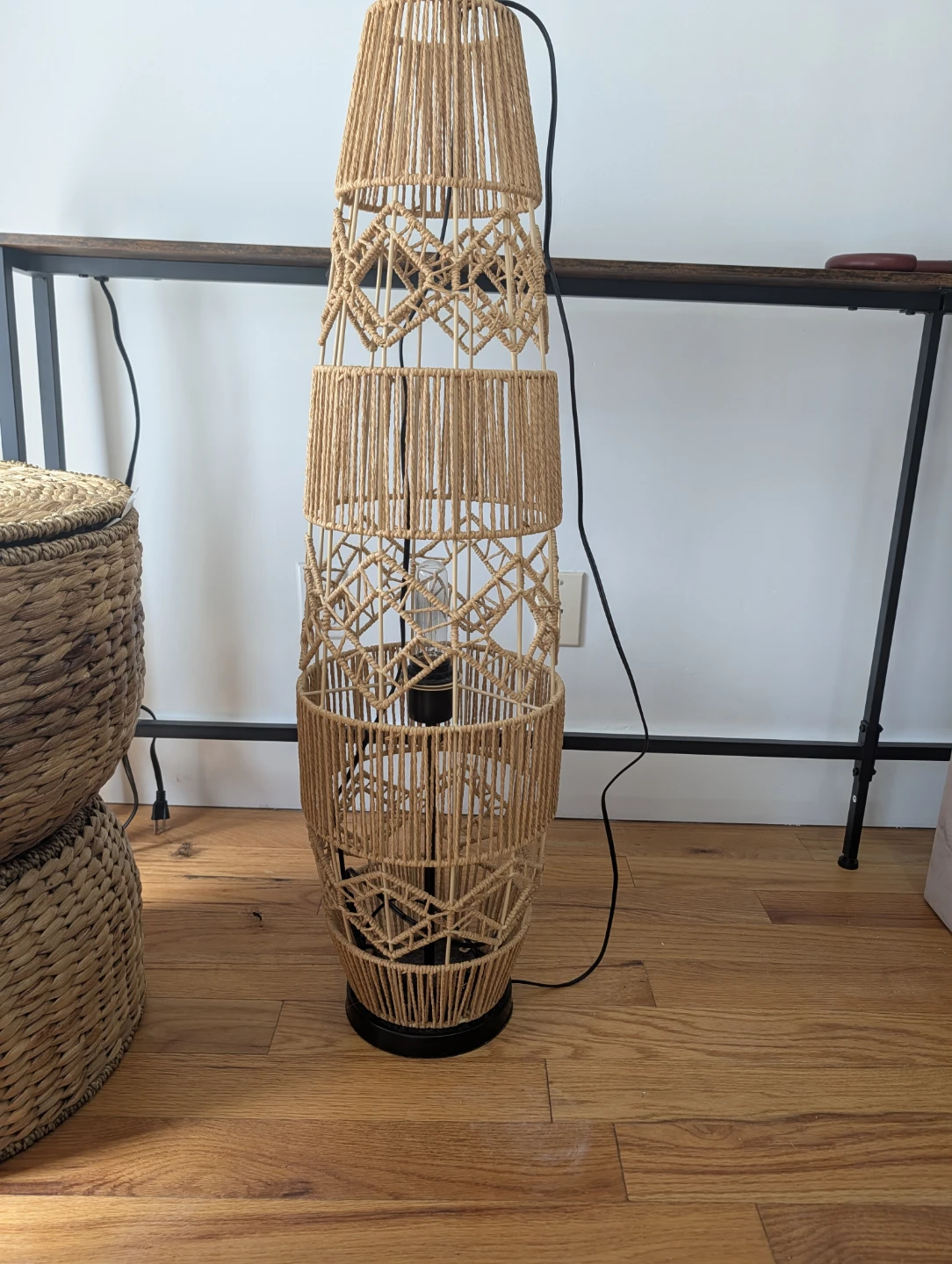 Woven Rope Floor Lamp