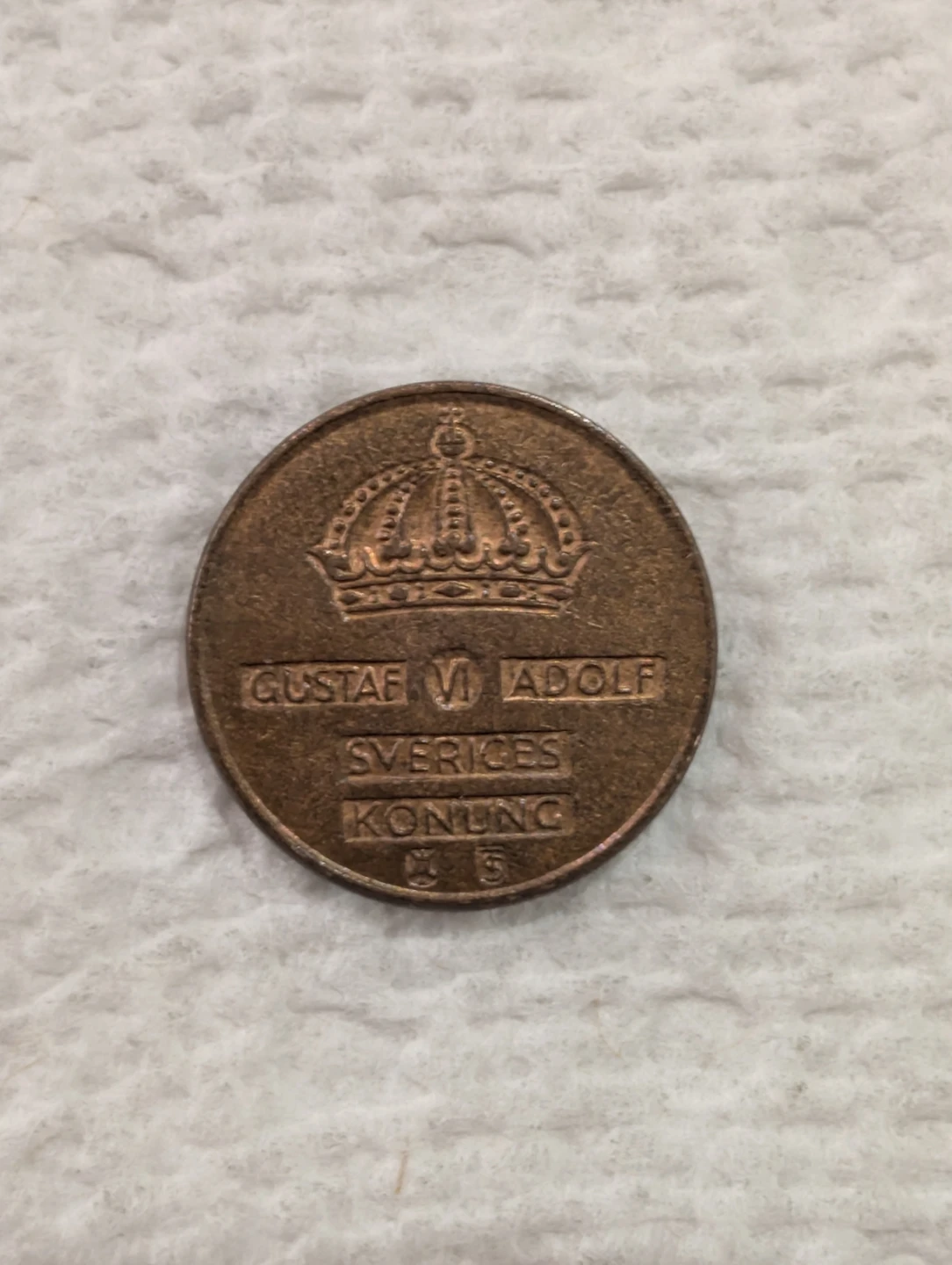 Vintage The 1959 1 Ore Konesberg Norway - photo 2
