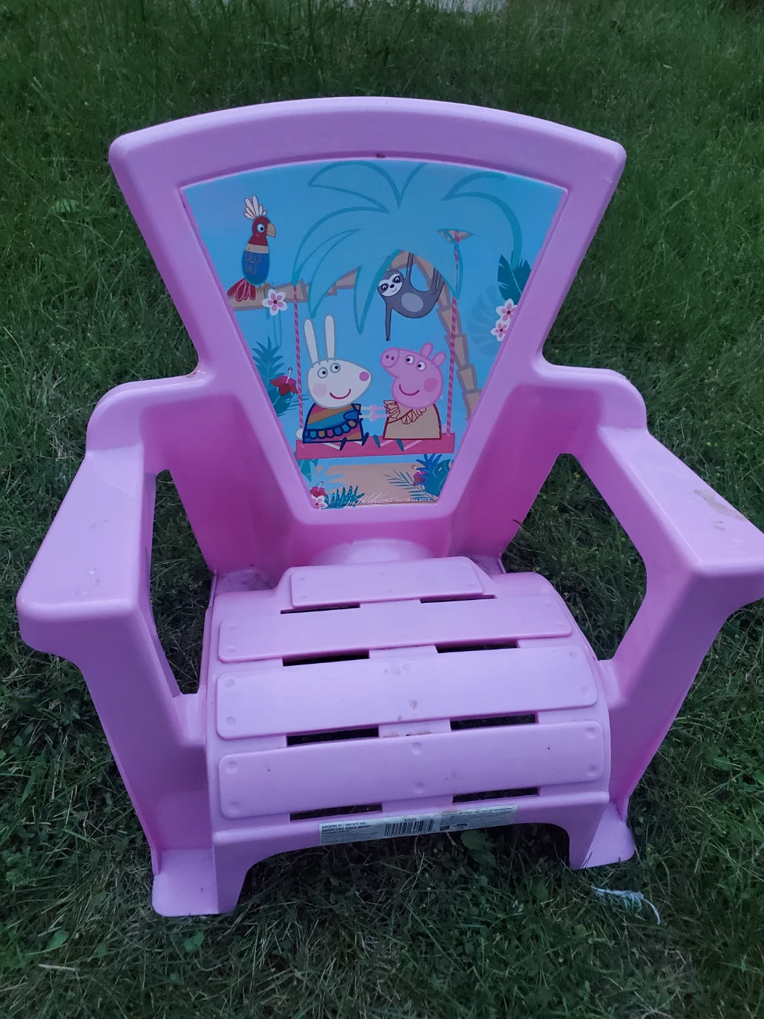 Peppa Pig Kids Plastic Chair - Pink