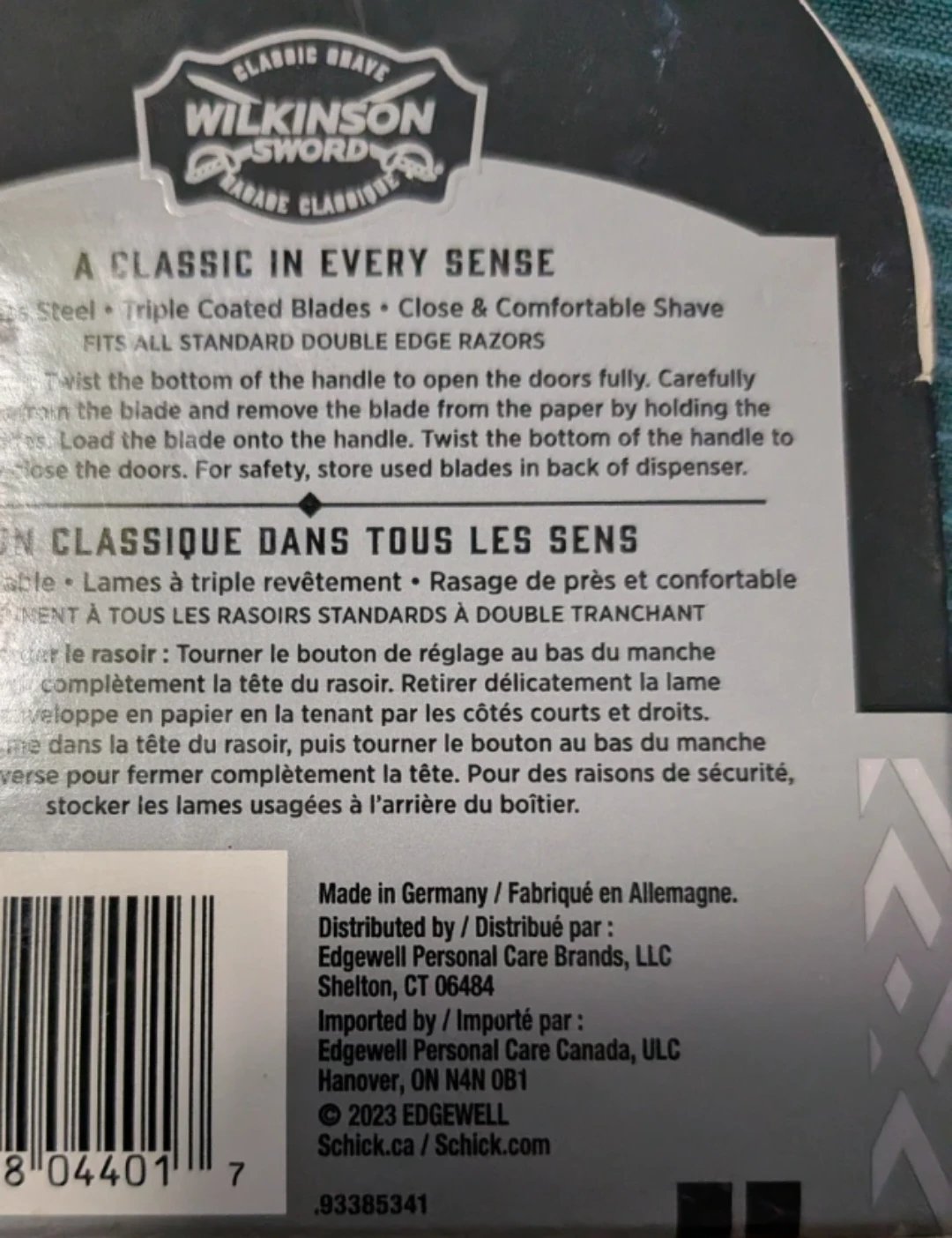 Wilkinson Sword Classic Double Edge Blades (5 Pack) - photo 3