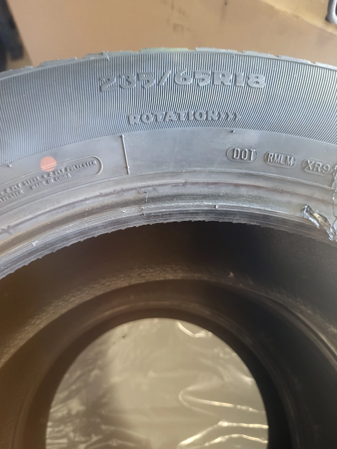 Four Motomaster Winter Edge tires. Size 265/45R18 - photo 2