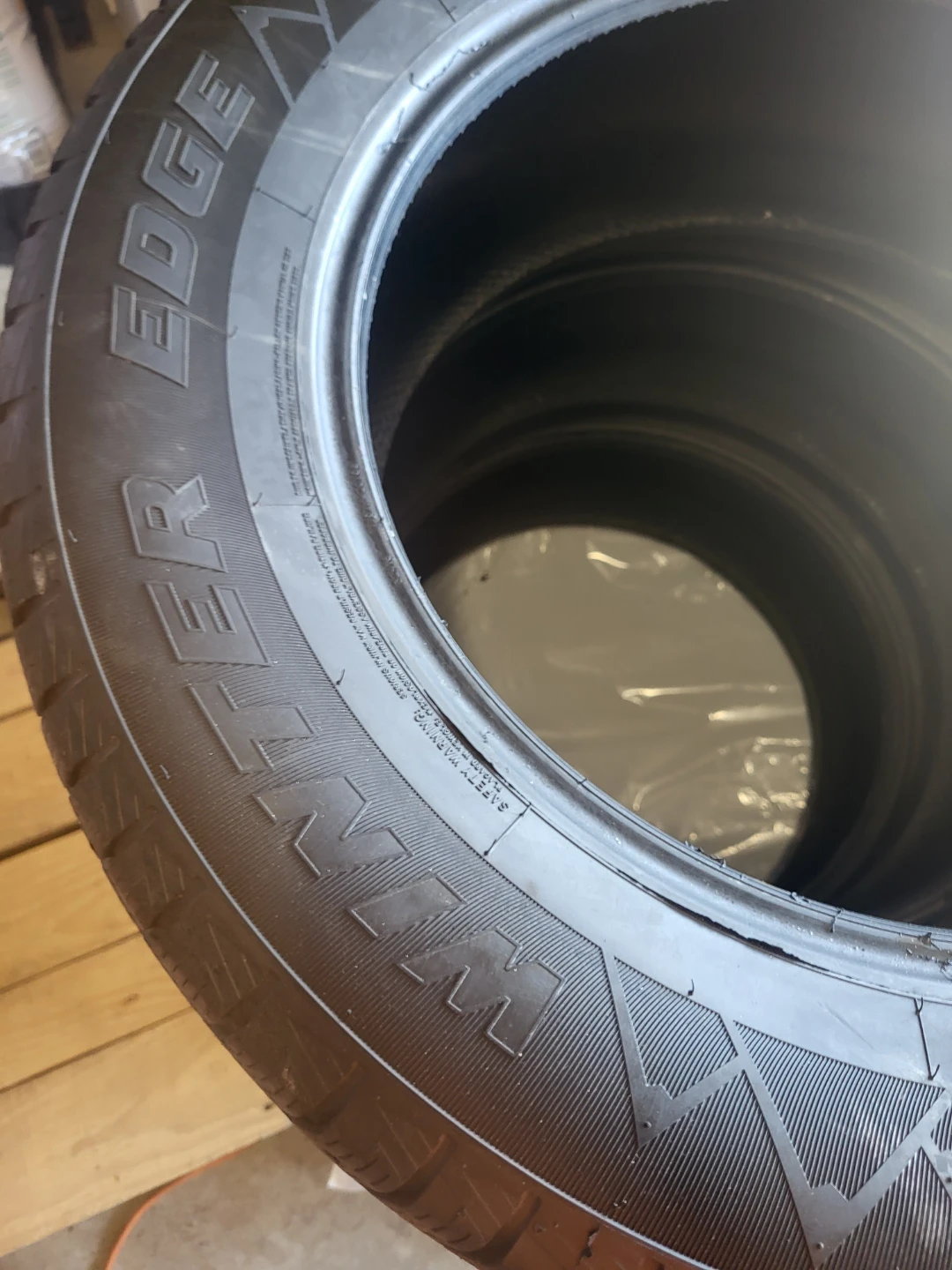 Four Motomaster Winter Edge tires. Size 265/45R18 - photo 3