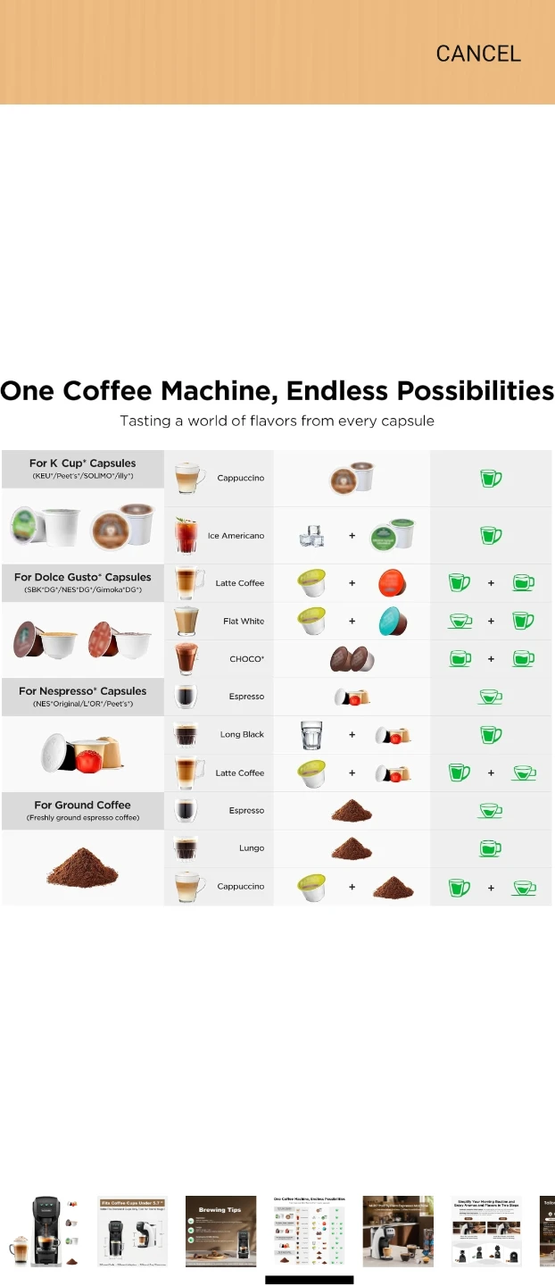 CAPXSNOB Multi-Pod System Espresso Machine - photo 4