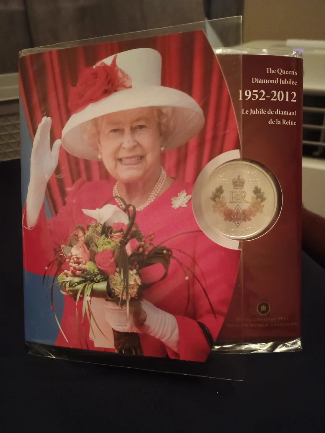 Royal Canadian Mint Queen's Diamond Jubilee 50 Cent Coin
