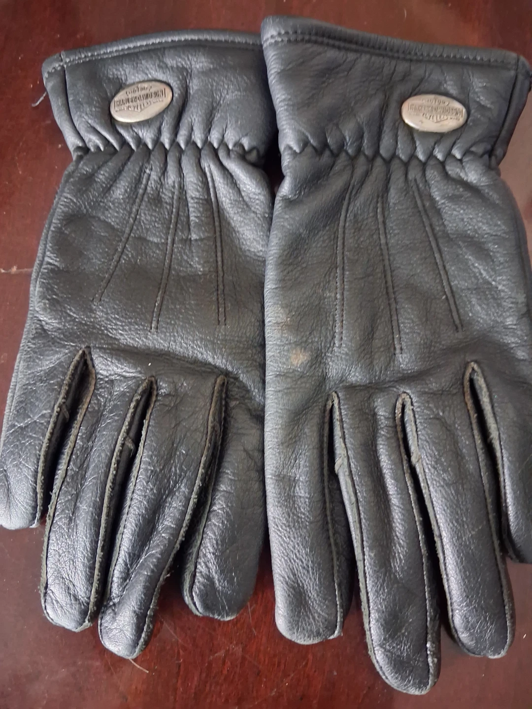 Harley-Davidson Leather Motorcycle Gloves - Size M