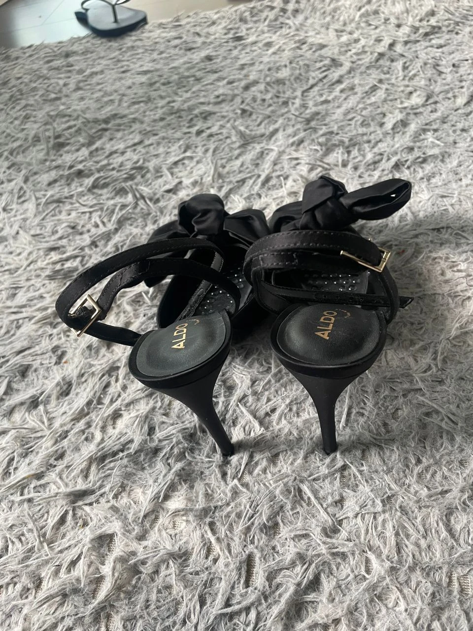 ALDO Black Bow Heels - photo 3