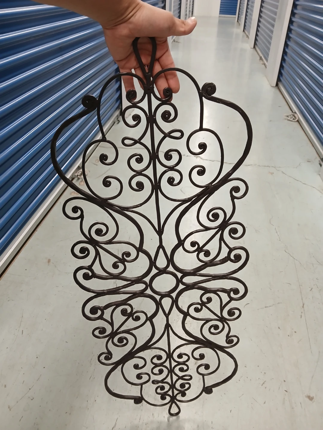 Black Metal iron Scroll Wall Decor
