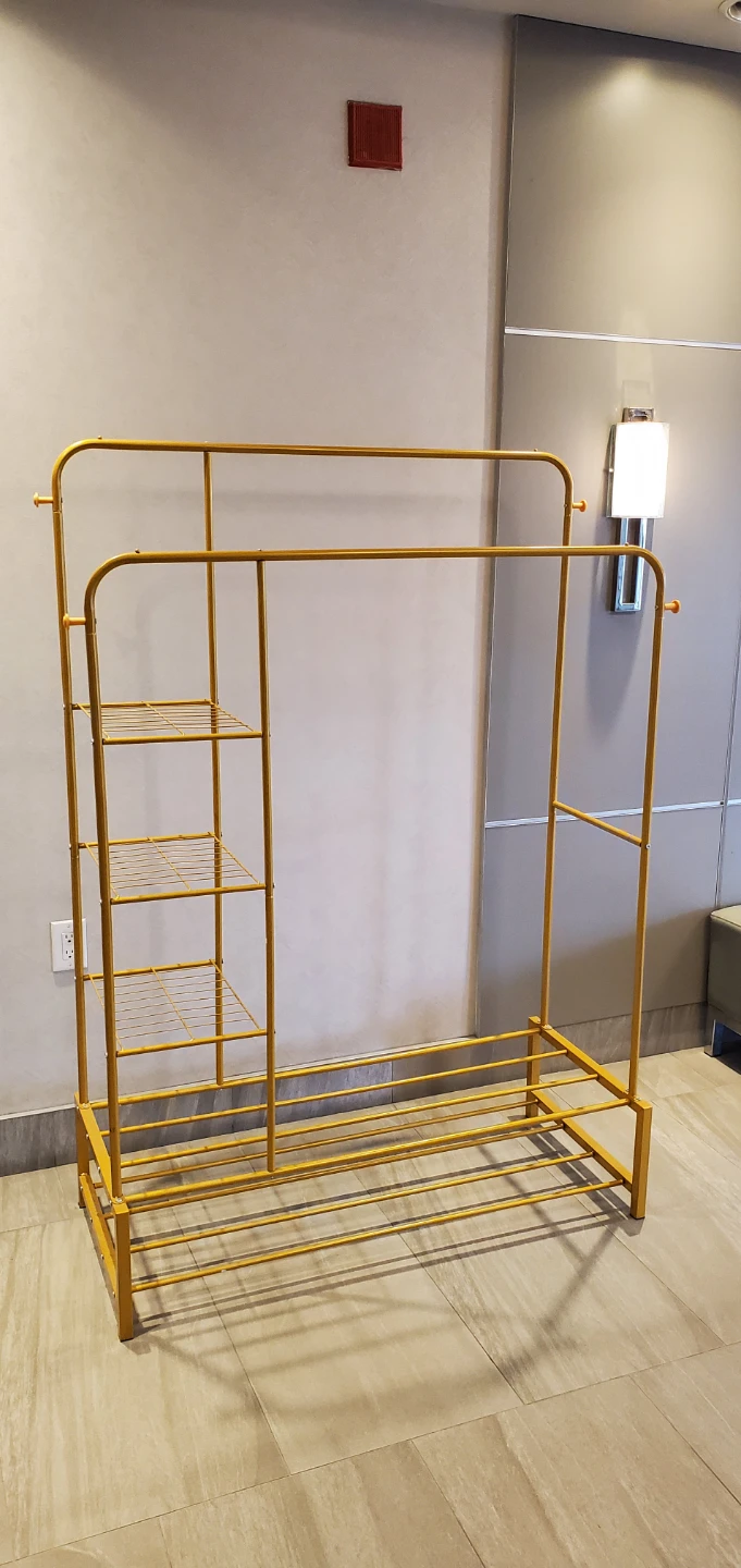 ✴️ Metal Clothing Garment Rack with Shelves/Storage - photo 3