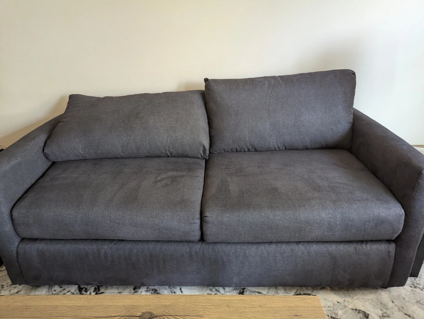 Dark Gray Sofa and Armchair Set - photo 4