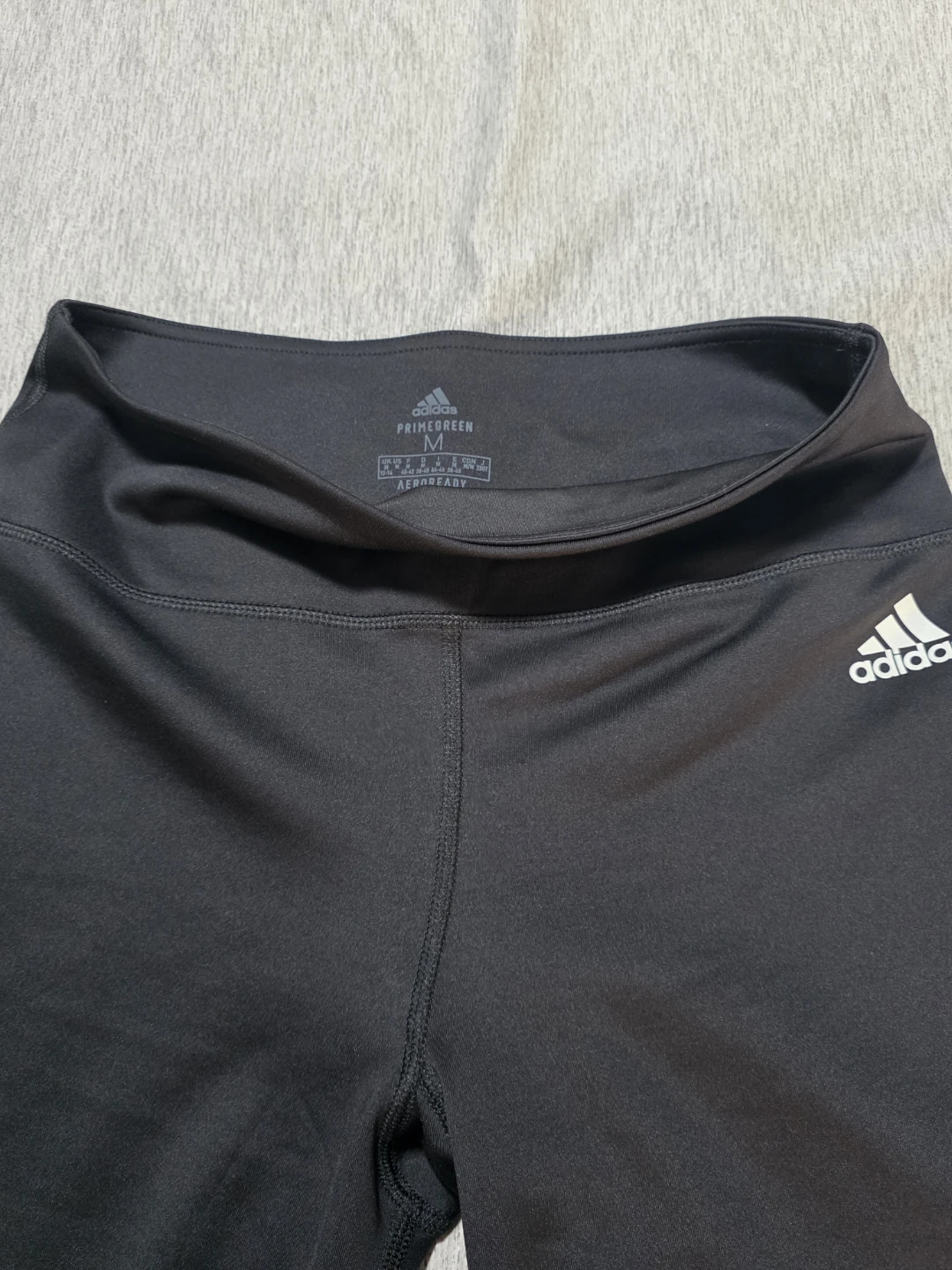 Adidas Black "Primegreen" Capris Size M - photo 2