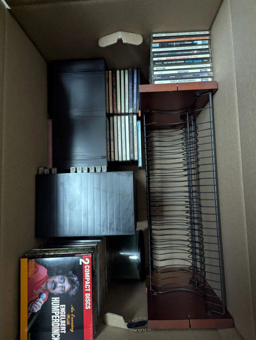 Wooden CD Tower Storage Unit - photo 2