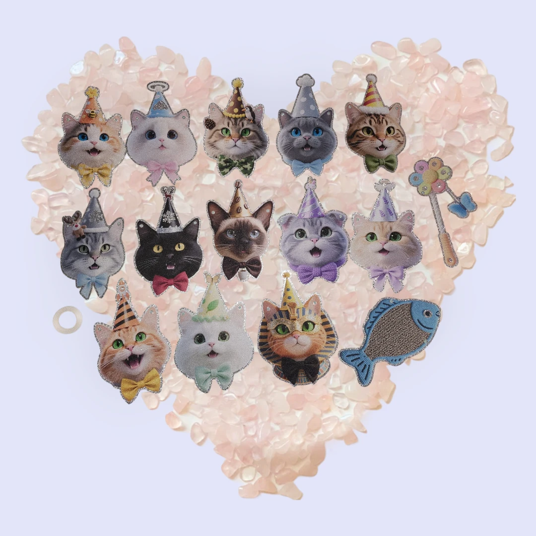 17 Piece 🐈 Cat 🎉 Party  Banner 😻 Kit