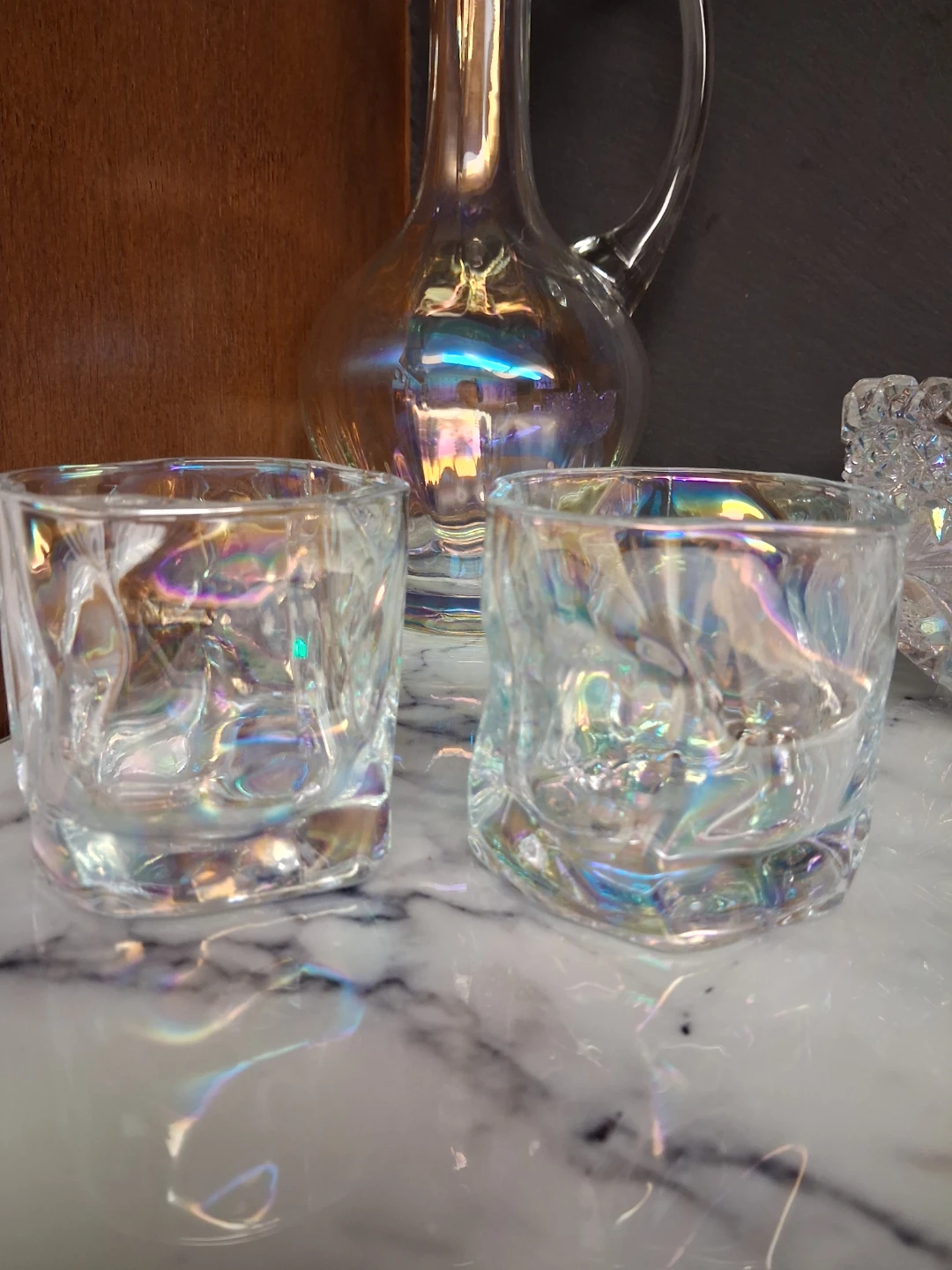 Iridescent Glass Decor Set - photo 5