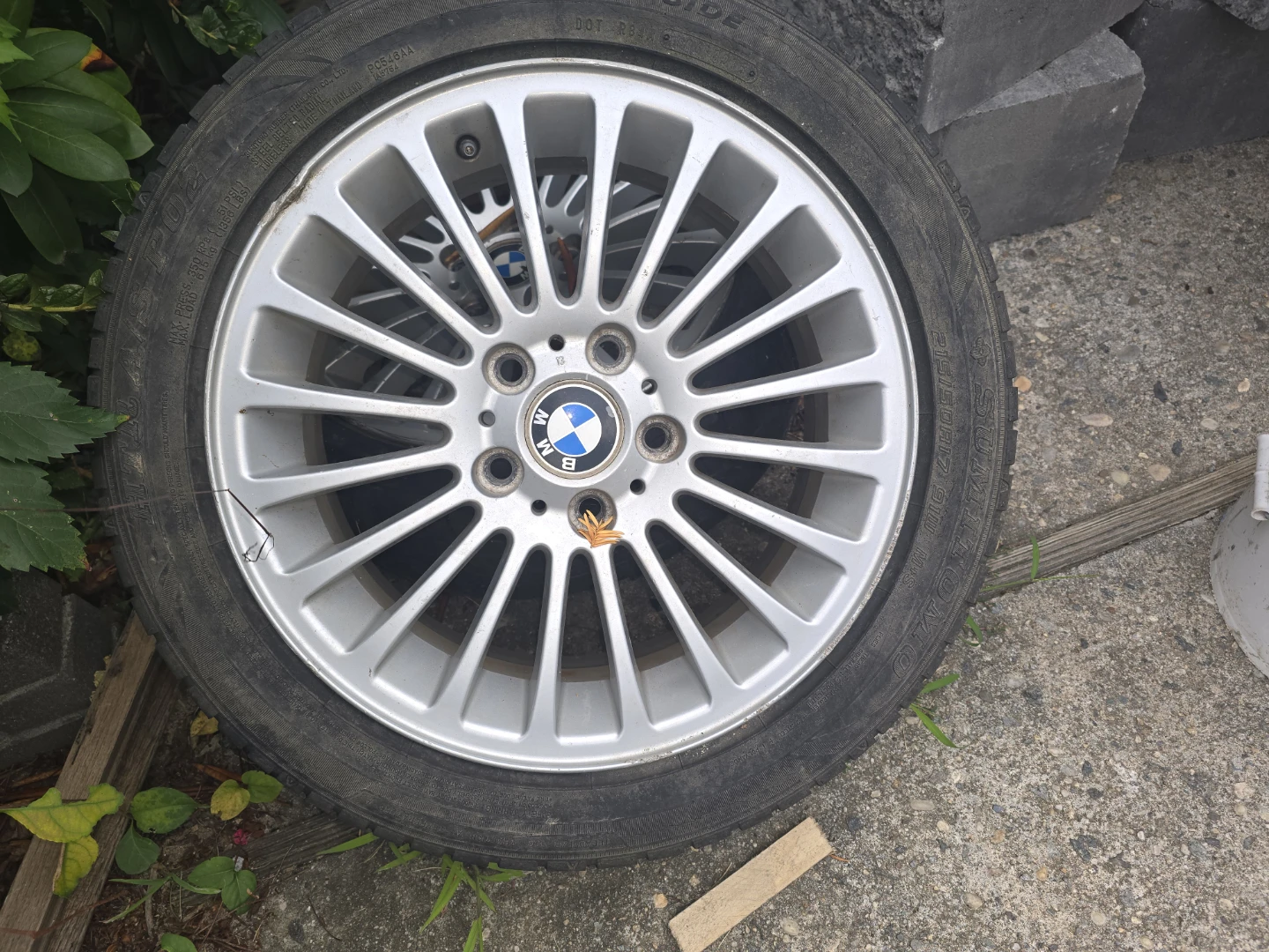 BMW 215/50R17 91W Tire and Wheel