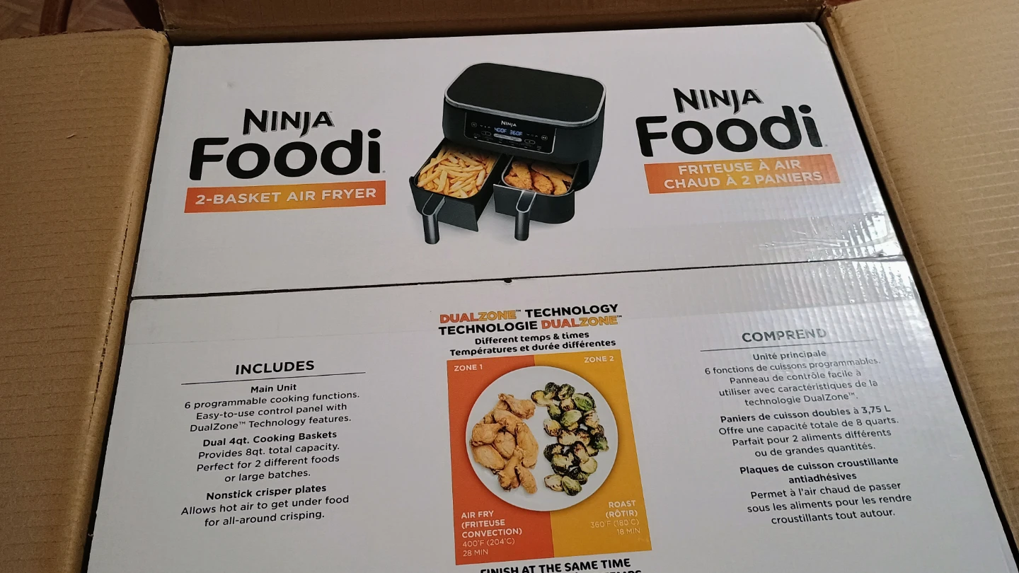 Ninja Foodi 2-Basket Air Fryer