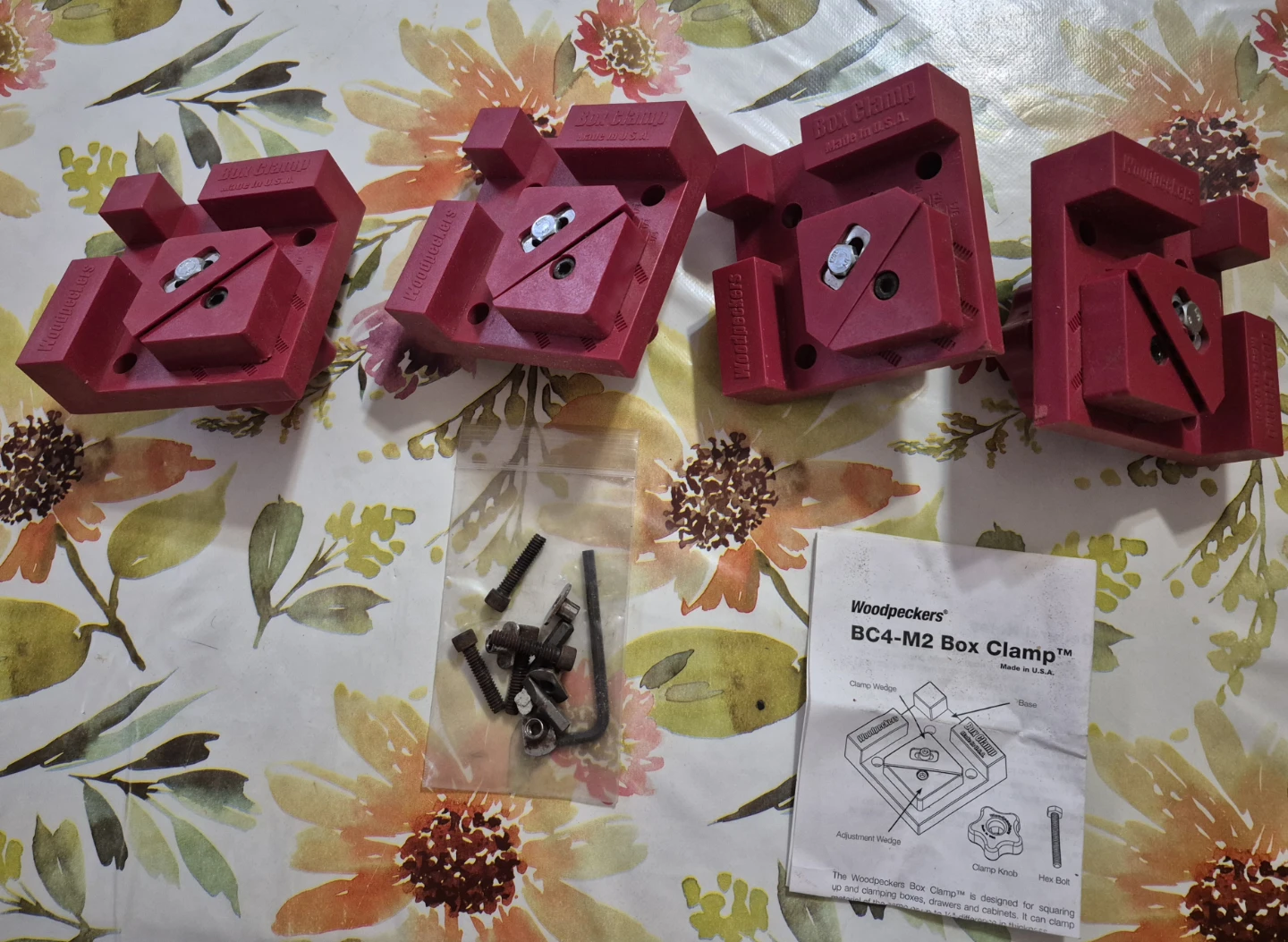 Woodpeckers BC4-M2 Box Clamp Set