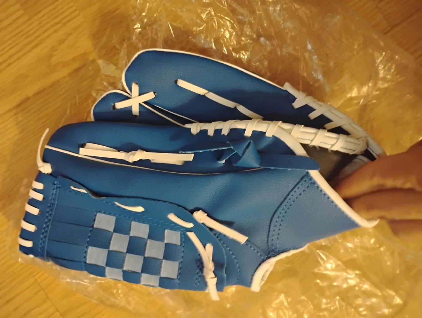 Blue and white baseball glove (BRAND NEW) - photo 4