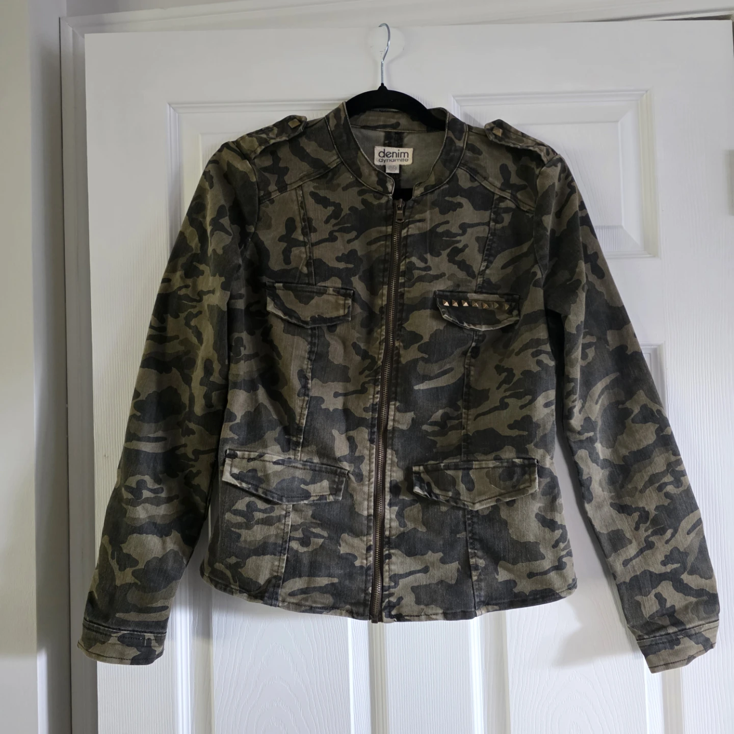Denim & Co. Camo Utility Jacket