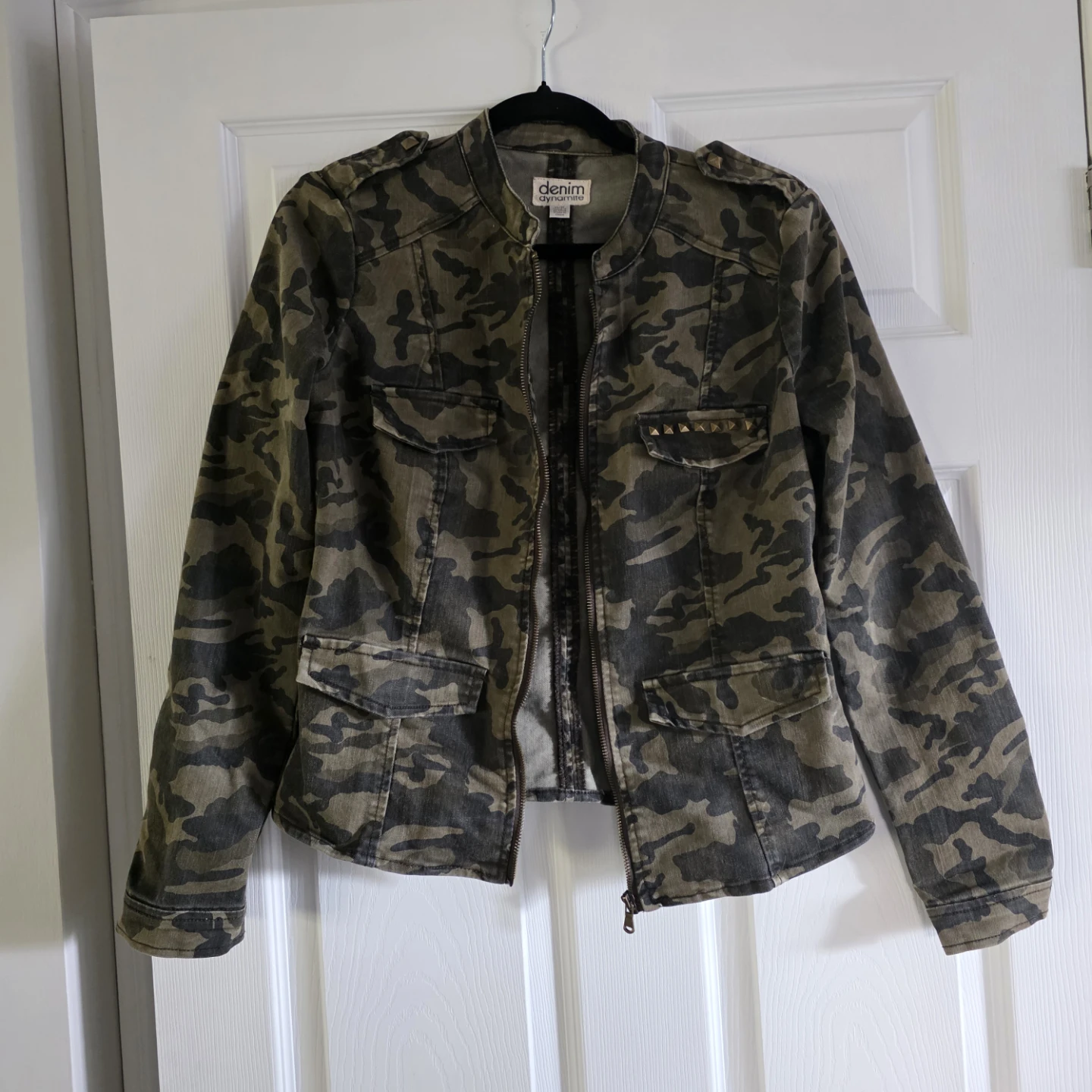 Denim & Co. Camo Utility Jacket - photo 2