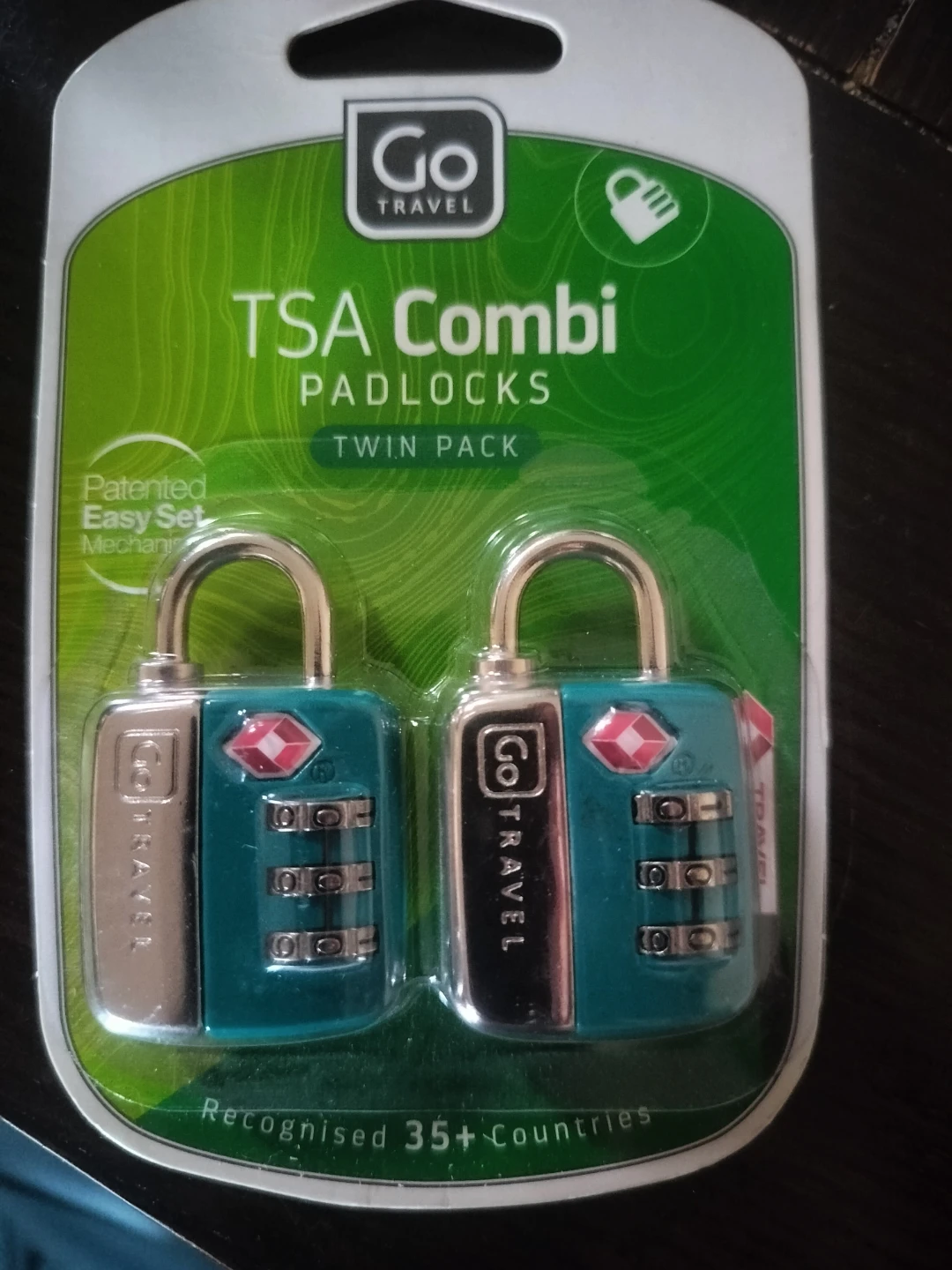 Go Travel TSA Combi Padlocks - Twin Pack