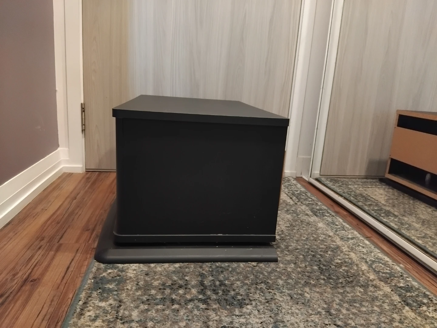 Black Media Console TV Stand - photo 3
