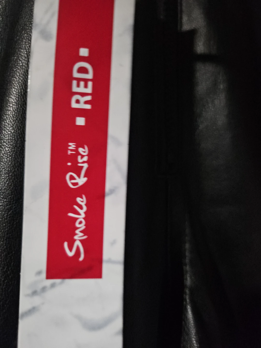 RED "Smoke Rise" Faux Leather Pants - photo 4