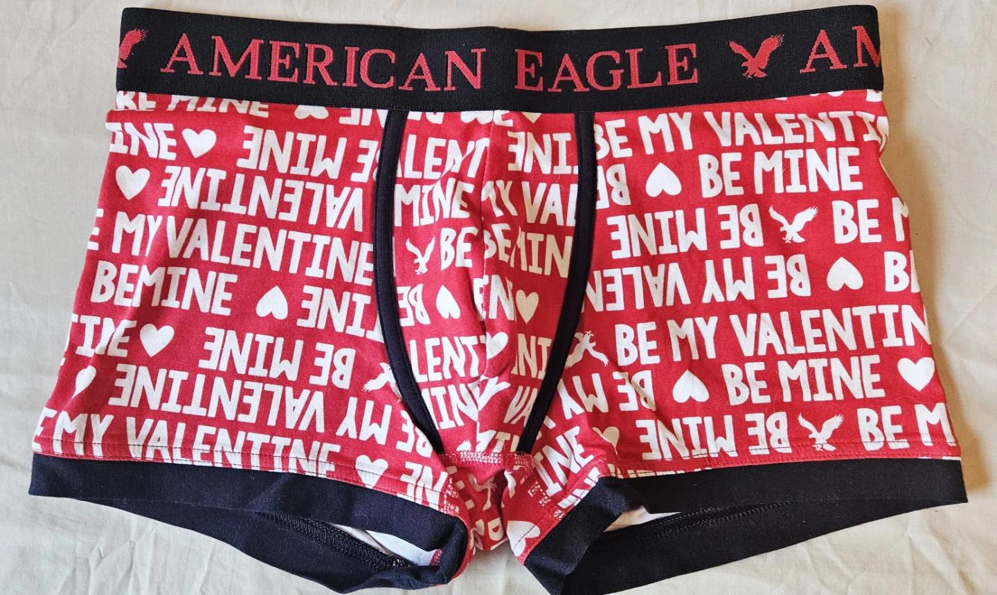 American Eagle Valentine Hearts Boxer Briefs ✨️