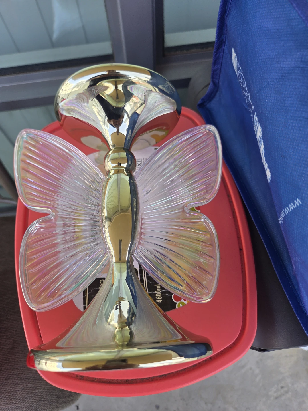 Gold Butterfly Candlestick Holder - photo 5